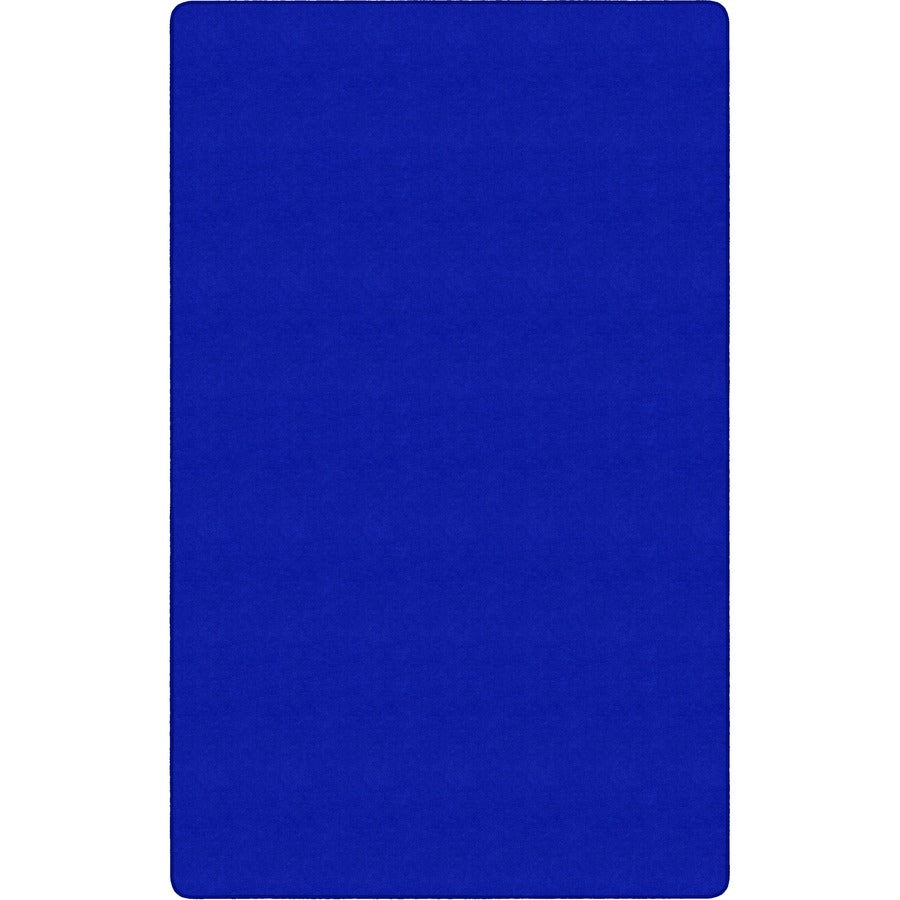 Flagship Carpets Ameristrong Solid Color Rug - Floor Rug - Traditional - 108" Length x 72" Width - Rectangle - Royal Blue - Nylon