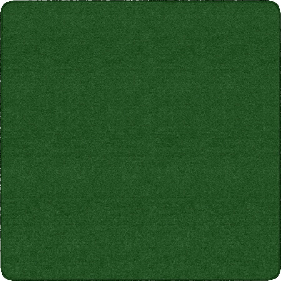 Flagship Carpets Ameristrong Solid Color Rug - Floor Rug - Traditional - 12 ft Length x 12 ft Width - Square - Clover - Fiber, Nylon