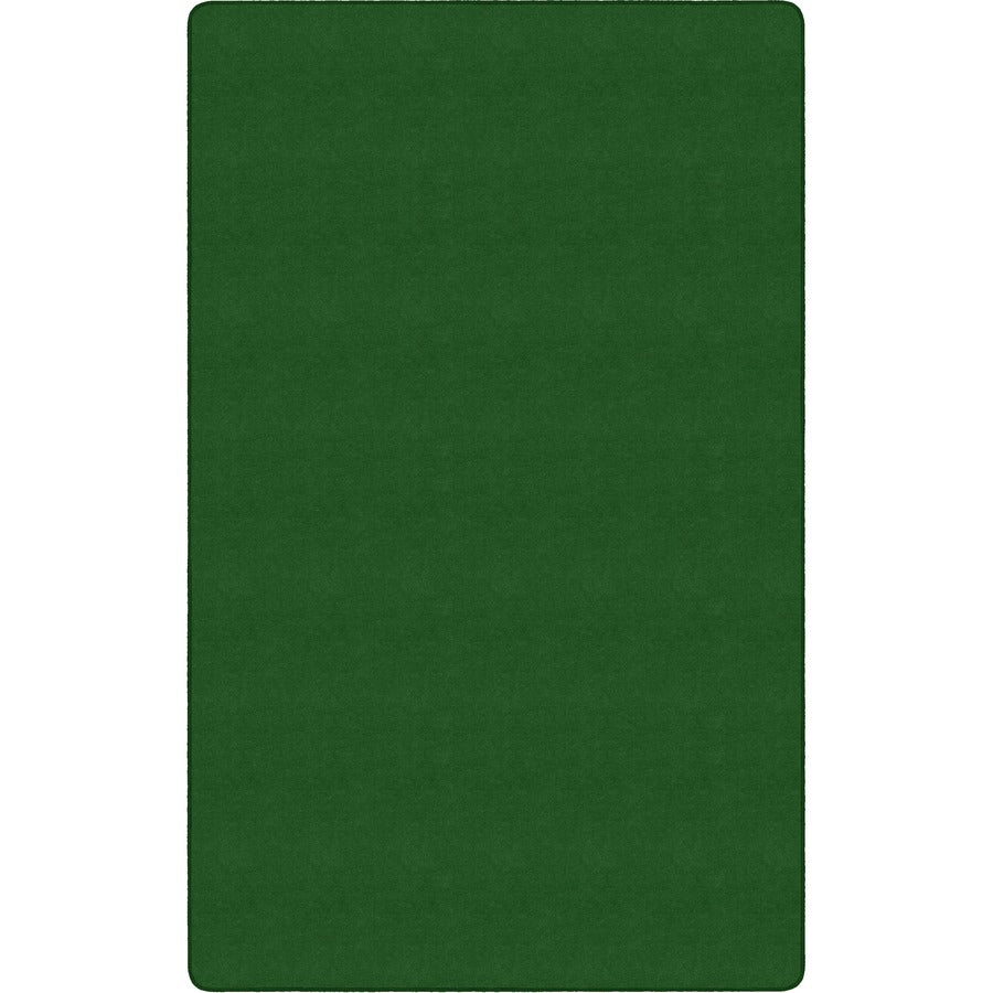 Flagship Carpets Ameristrong Solid Color Rug - Traditional - 12 ft Length x 18 ft Width - Rectangle - Clover - Fiber, Nylon