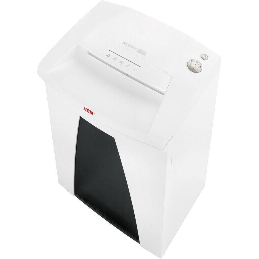 HSM SECURIO B32 - 3/16" x 1 1/8" - Continuous Shredder - Particle Cut - 16 Per Pass - for shredding Paper, Paper Clip, Staples, CD, DVD, Credit Card - 0.187" x 1.125" Shred Size - P-4/O-3/T-4/E-3/F-1 - 12.20" Throat - 21.70 gal Wastebin Capacity - Beige