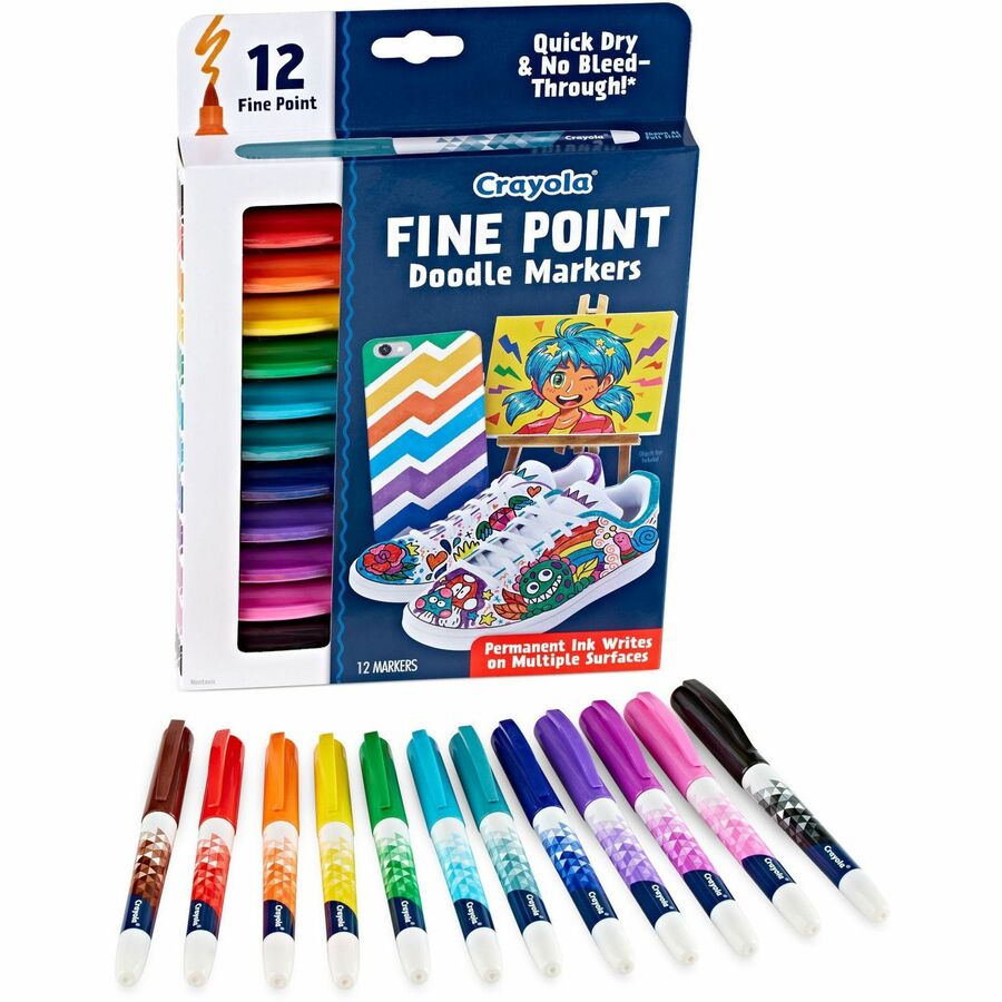 Crayola Doodle Markers - Multicolor Ink - 1 Pack