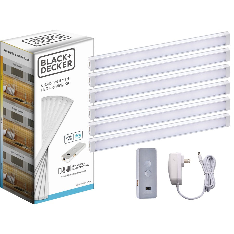 BLACK+DECKER Smart Under Cabinet Lighting Kit - Silver - 1 Each