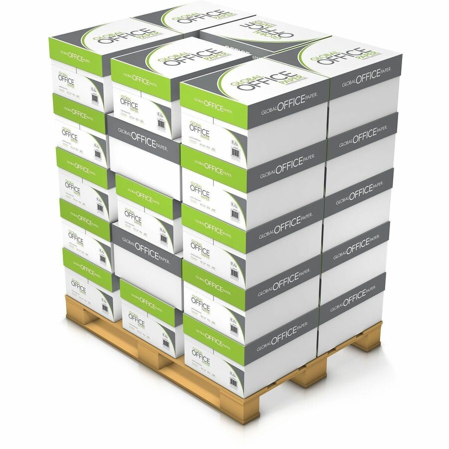 Global Office Premium Multipurpose Paper - 96 Brightness - 8 1/2" x 14" - White - 500 Sheets per Ream - 30 / Pallet