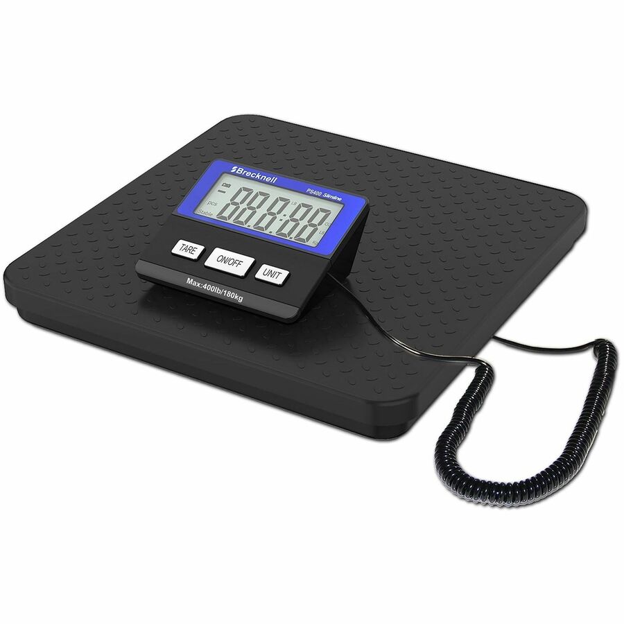 Brecknell PS Slimline Series - 150 lb / 70 kg Maximum Weight Capacity - Black - 1 Each
