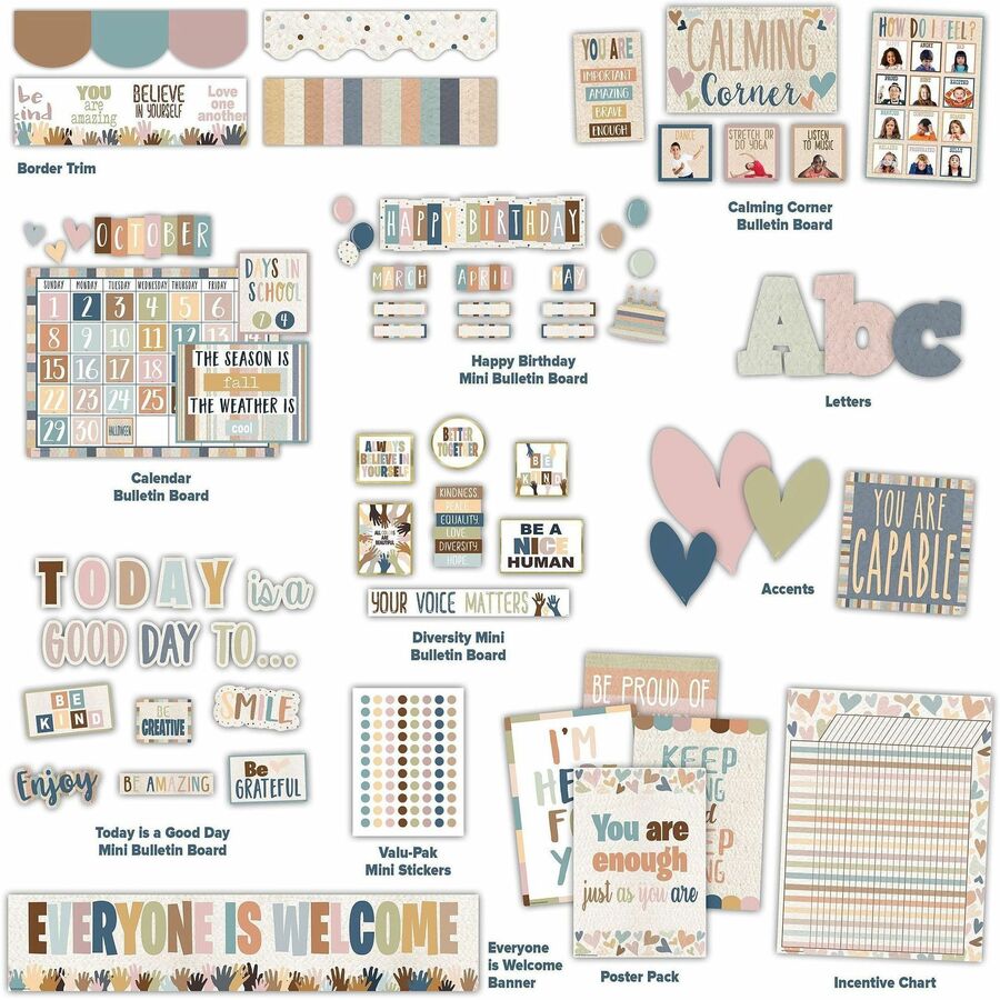 Teacher Created Resources Everyone is Welcome Decor Set - Multi - 1 Set
