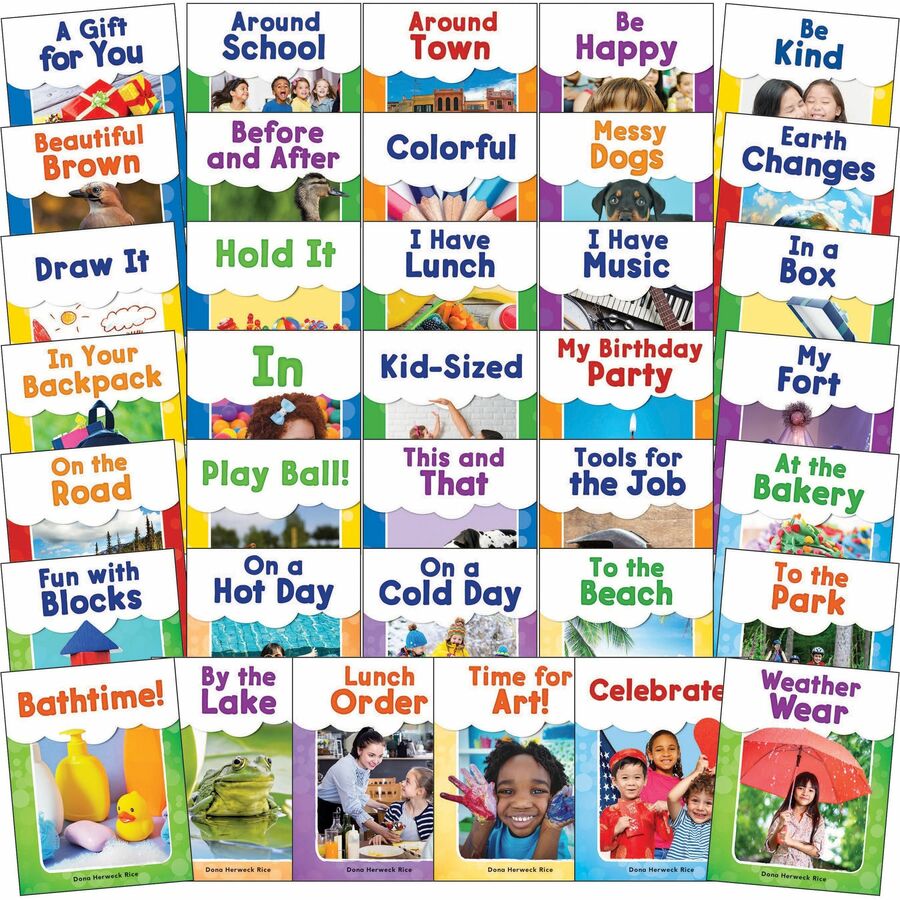 Shell Education Sight Words Book Set Printed Book - Grade Pre-K