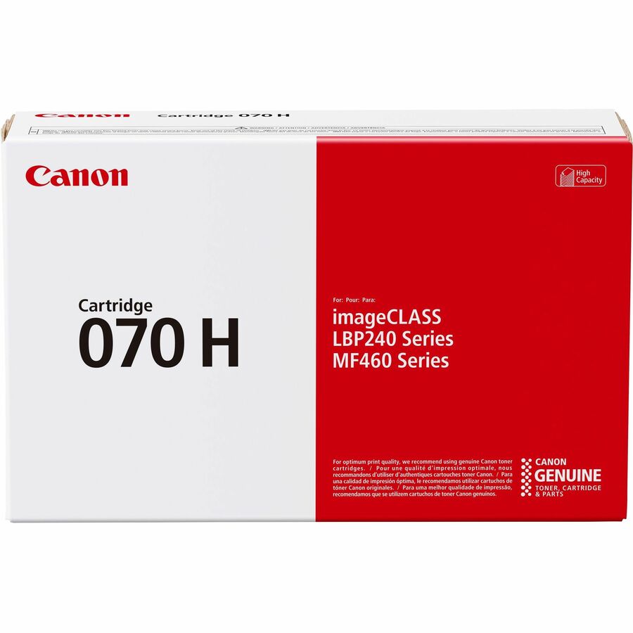 Canon 070 Original High Yield Laser Toner Cartridge - Black - 1 Each - 10200 Pages