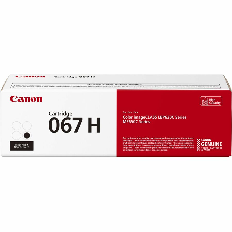 Canon 067 Original High Yield Laser Toner Cartridge - Black - 1 Each - 3130 Pages