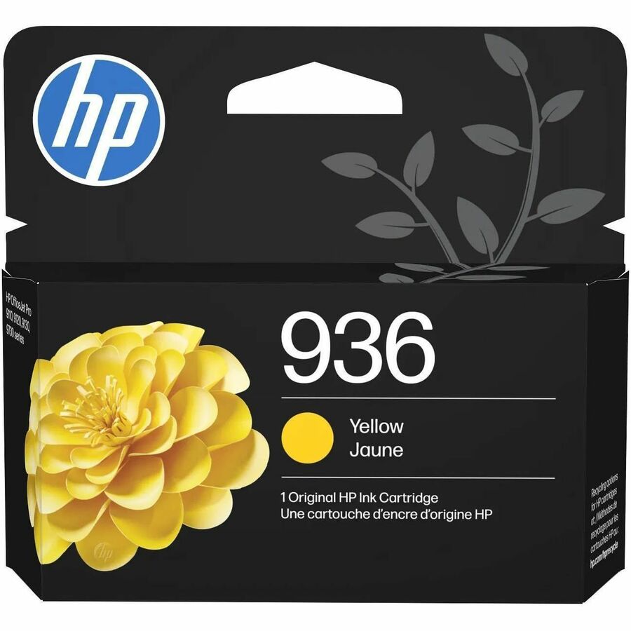 HP 936 Original Inkjet Ink Cartridge - Yellow - 1 Each