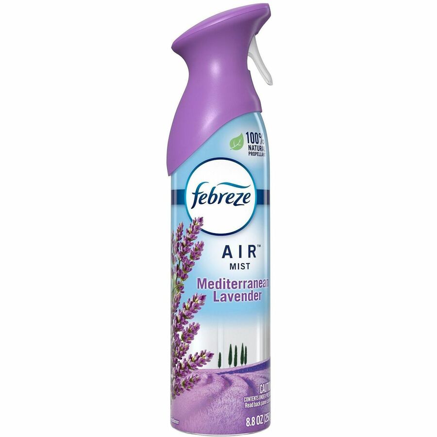 Febreze Air Freshener Spray - Spray - 8.8 fl oz (0.3 quart) - Mediterranean Lavender - Odor Neutralizer - 1 Each