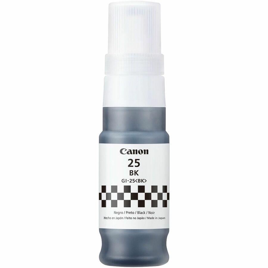 Canon GI-25 Ink Bottles - Inkjet - Black - 3000 Pages - 1 Each