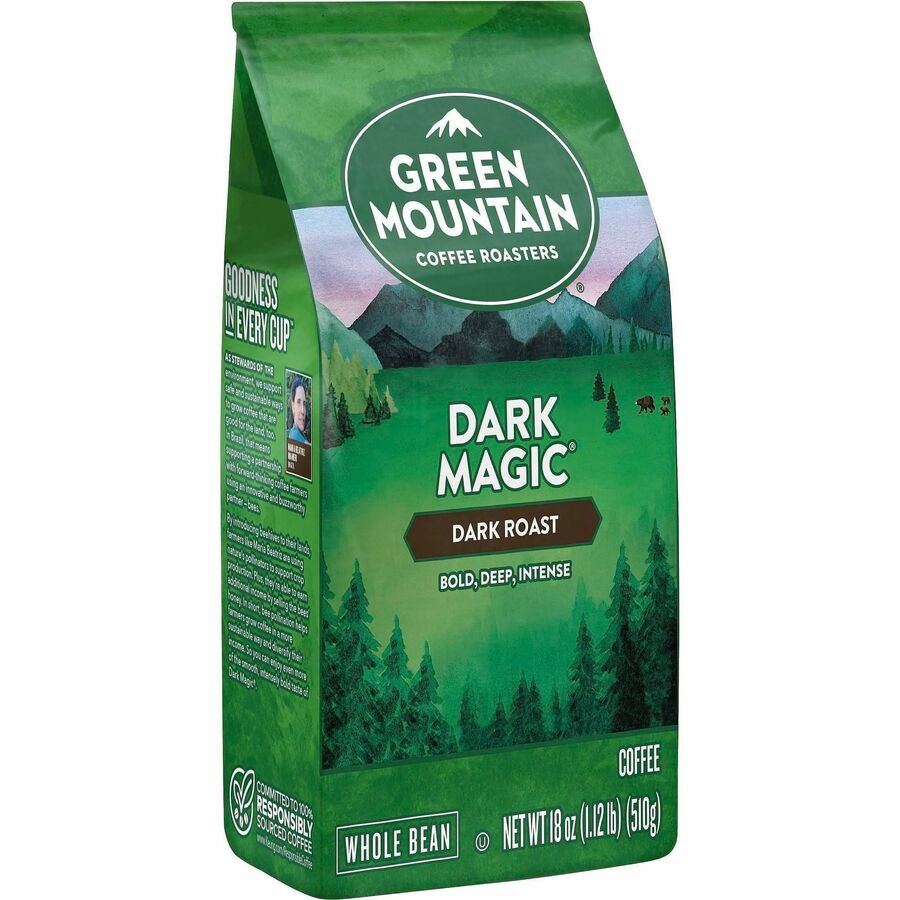 Green Mountain Coffee Roasters®, Whole Bean, Bag Dark Magic Whole Bean Coffee - Dark - Whole Bean, Bag - Dark Magic - Kosher - 1 Each