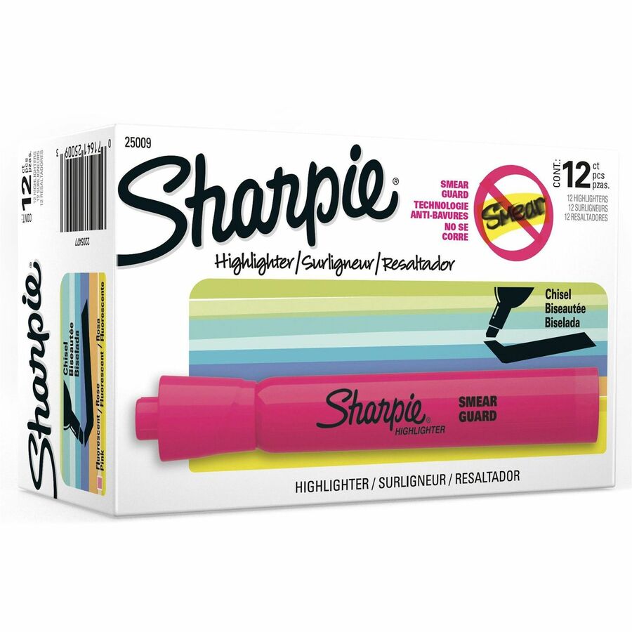 Sharpie Highlighter - Pink Ink - 12 / Dozen