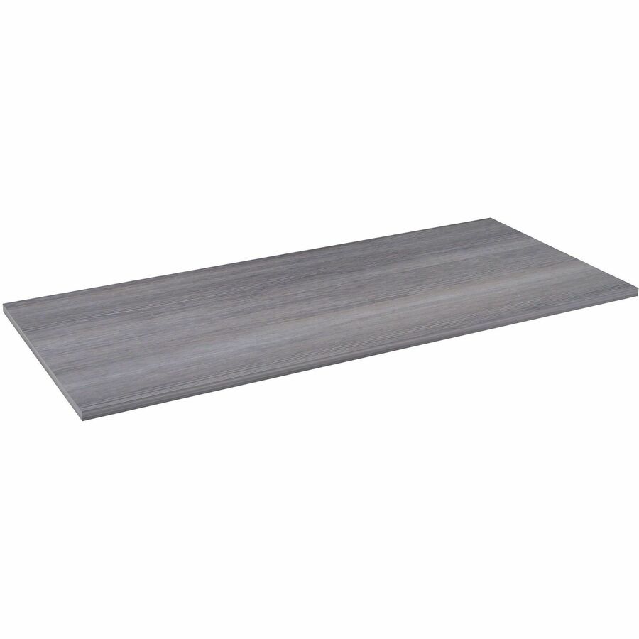 Lorell Multipurpose Tabletop - Rectangle - 30" Width x 66" Depth x 1" Thickness - Band Edge - Weathered Charcoal, Laminate Table Top - For Conference Table, Office - 1 Each