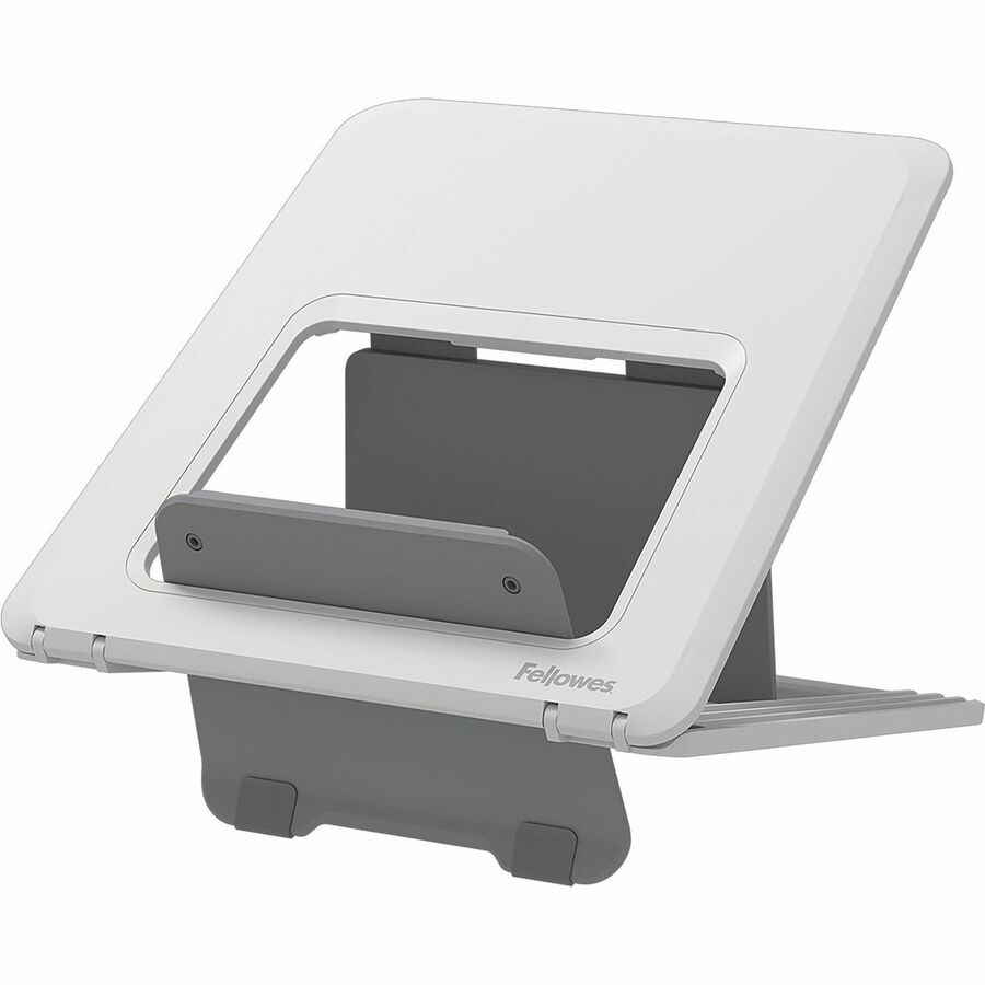 Fellowes Breyta™, Laptop Stands - Up to 14" Screen Support - 8.80 lb Load Capacity - 0.50" Height x 9.20" Width x 10.50" Depth - White - For Notebook - Adjustable Height, Ergonomic, Adjustable, Compact, Lightweight, Portable