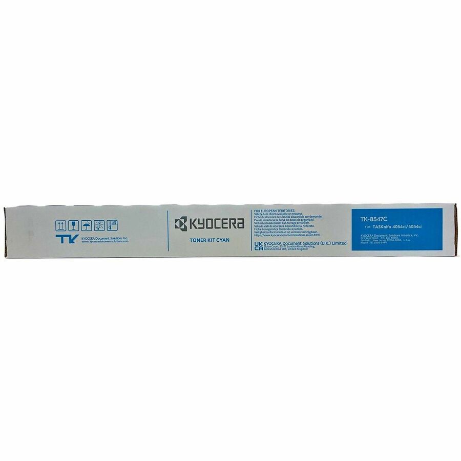 Kyocera TK-8547C Original Laser Toner Cartridge - Cyan - 1 Each - 20000 Pages