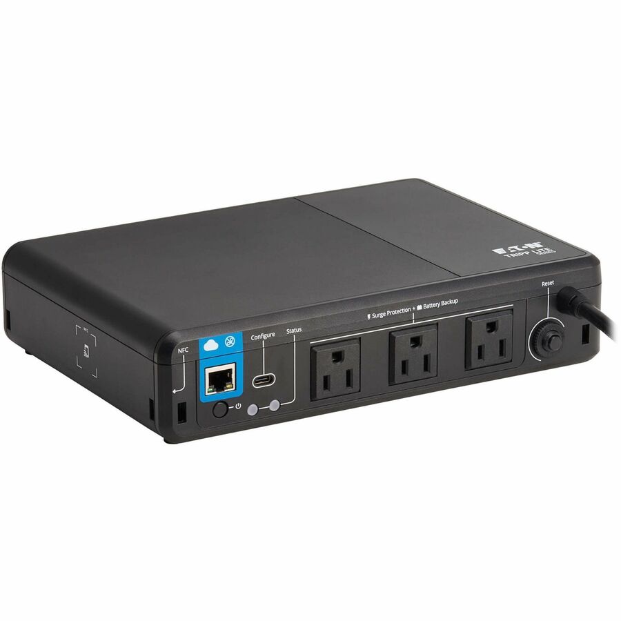 Tripp Lite series BC350RNC 350VA Desktop/Surface/Wall Mountable UPS - Desktop/Surface/Wall Mountable - 8 Hour Recharge - 2 Minute Stand-by - 120 V AC Input - 120 V AC Output - Single Phase - Pulse-width Modulated Sine Wave - USB - 3 x NEMA 5-15R Recept...