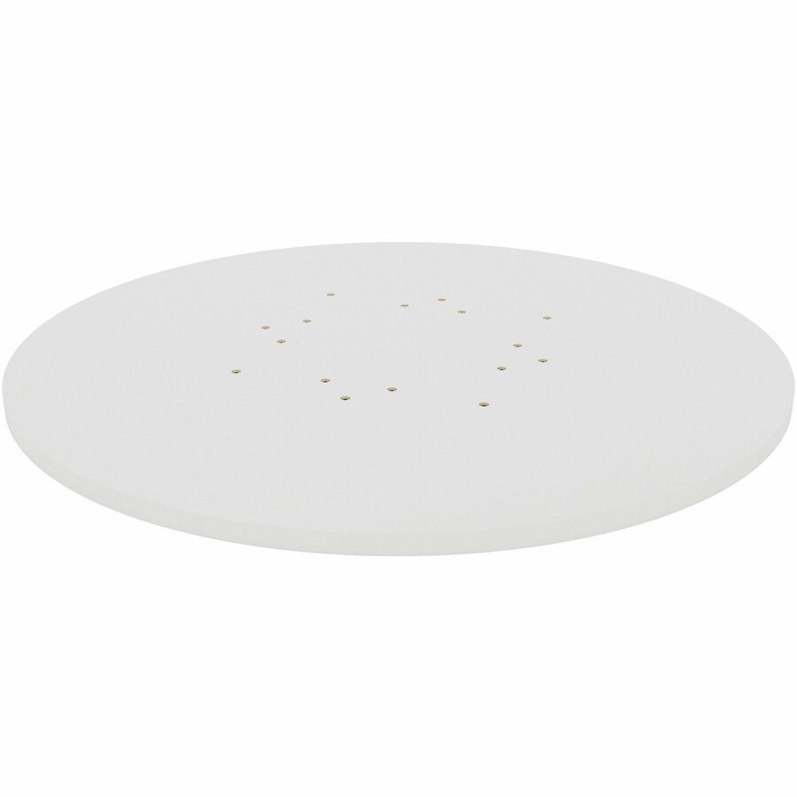 Lorell Hospitality/Conference Tabletop - Round - x 1" Thickness x 42" Diameter - Band Edge - White Table Top - Sturdy - For Reception Area, Conference Table, Breakroom, Lobby, Meeting, Office - 1 Each