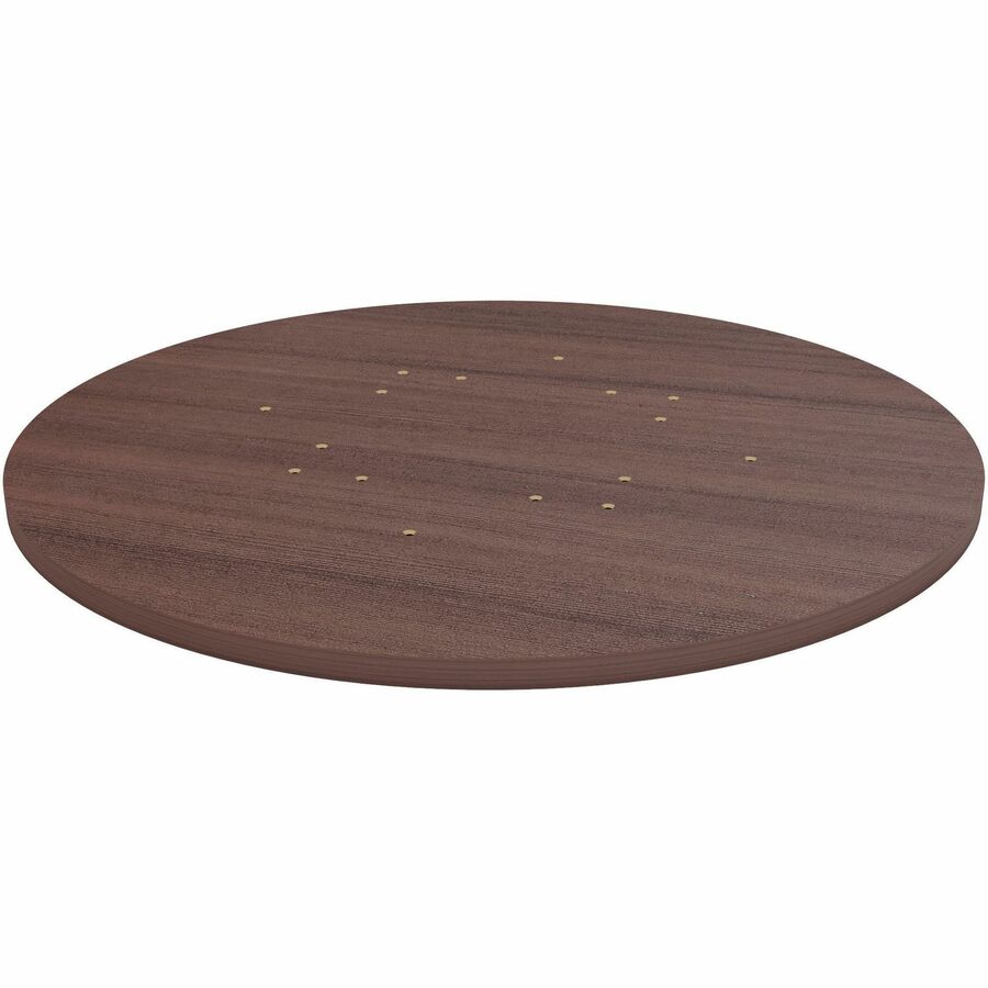 Lorell Hospitality/Conference Tabletop - Round - x 1" Thickness x 36" Diameter - Band Edge - Espresso Table Top - Sturdy - For Reception Area, Conference Table, Breakroom, Lobby, Meeting, Office - 1 Each
