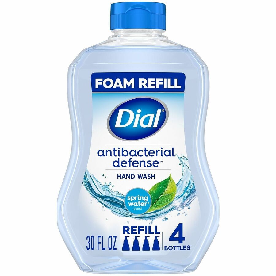 Dial Complete Foaming Handwash - Spring Water, Aloe Scent - 30 fl oz - Bottle Dispenser - Bacteria Remover - Hand, Skin - Moisturizing - Cruelty-free, Sulfate-free, Paraben-free, Phthalate-free, Silicone-free - 1 Each
