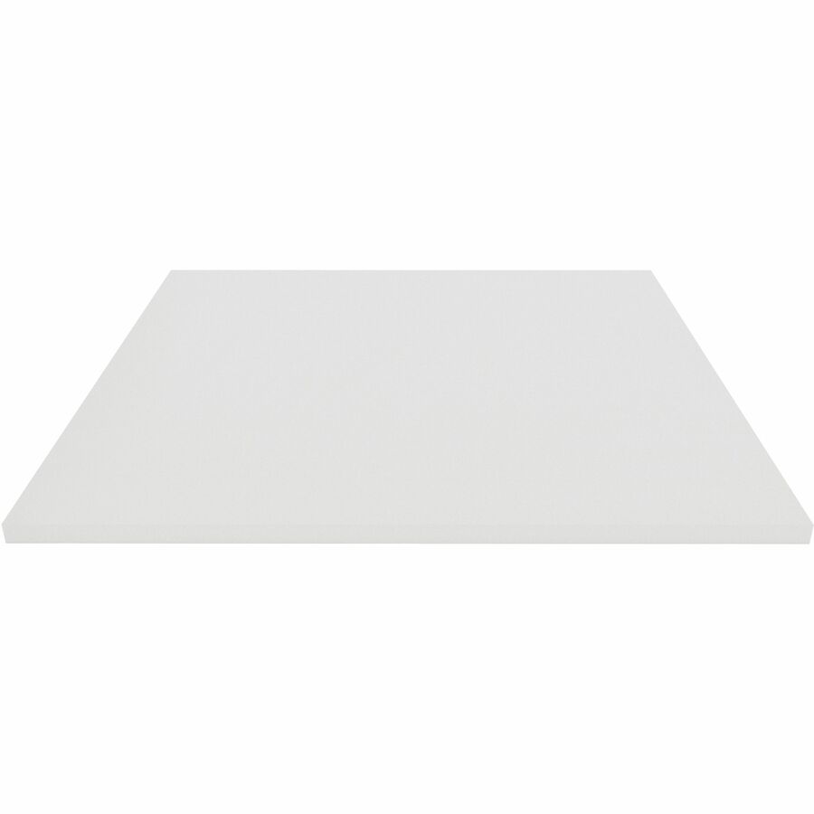 Lorell Hospitality/Conference Tabletop - Square - 36" Width x 1" Thickness x 36" Length - Band Edge - White Table Top - Sturdy - For Reception Area, Conference Table, Breakroom, Lobby, Meeting, Office - 1 Each