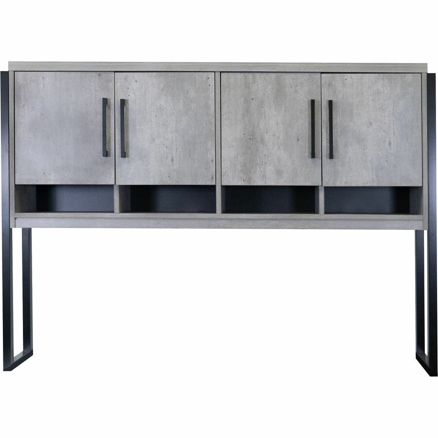 Martin Mason Concrete Laminate Unit - 31" Height x 66" Width x 28" Depth - 4 Door(s) - 2 Shelve(s) - 1 Adjustable Shelf(ves) - Finish: Concrete, Stone, Laminate - Storage Space, Adjustable Shelf - For Storage, Office Supplies, Decoration - 1 Each