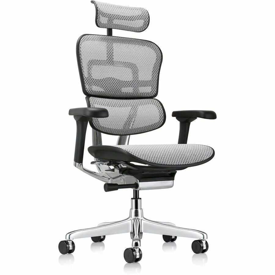 Eurotech ErgoHuman Gen2 Executive All-Mesh Chair - Black Seat Color - Mesh Seat Material - Black Back Color - Mesh Back Material - Black Frame Color - Fiber Polymer Composite (FPC) Frame Material - 5-star Base - Gray - Mesh - Armrest - 1 Each