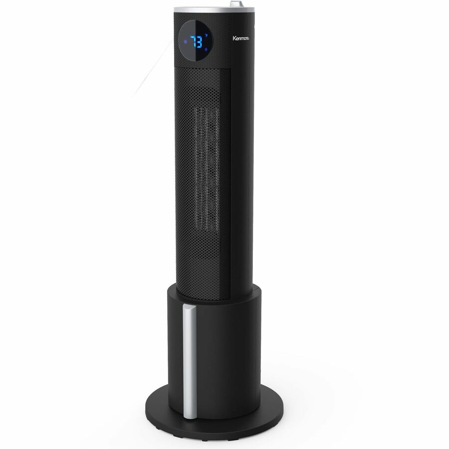 Kenmore 29" Tower Heater with Humidifier - Remote Control - Office, Room, Living Room - Tower - Black