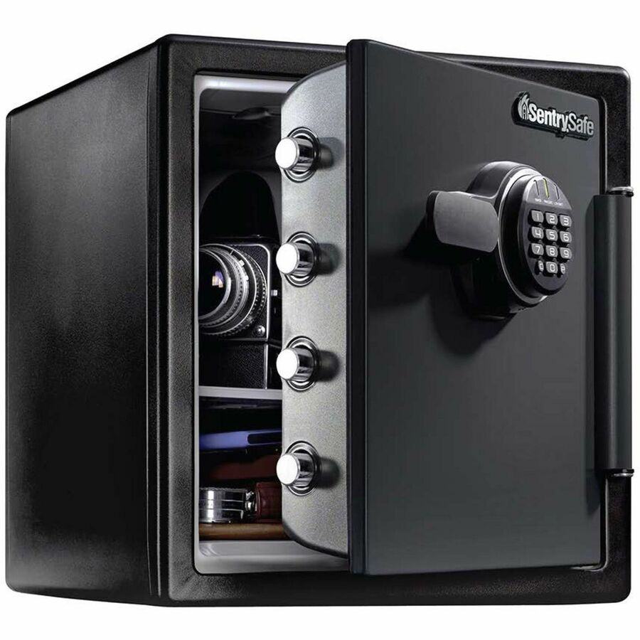Sentry Safe Digital fire/water safe - 1.23 ft� - Digital Lock - 4 Live-locking Bolt(s) - Water Resistant, Fire Resistant, Pry Resistant, Theft Resistant, Water Proof, Fire Proof - for Home, Office, Digital Media, Tablet, Cell Phone, External Hard Drive...