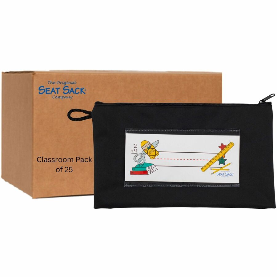 Seat Sack 25-Count Pencil Pouch Classroom Pack - 1 Carton