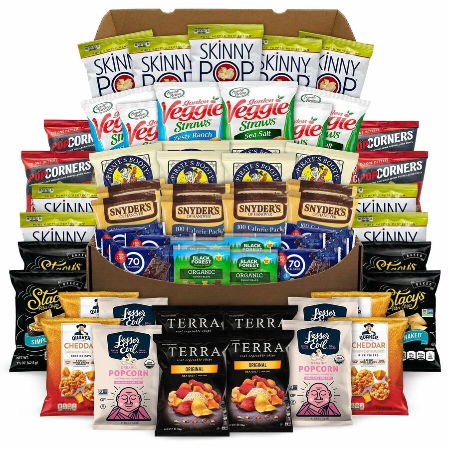 Snack Box Pros Big Healthy Snack Box - Assorted - 61 / Carton