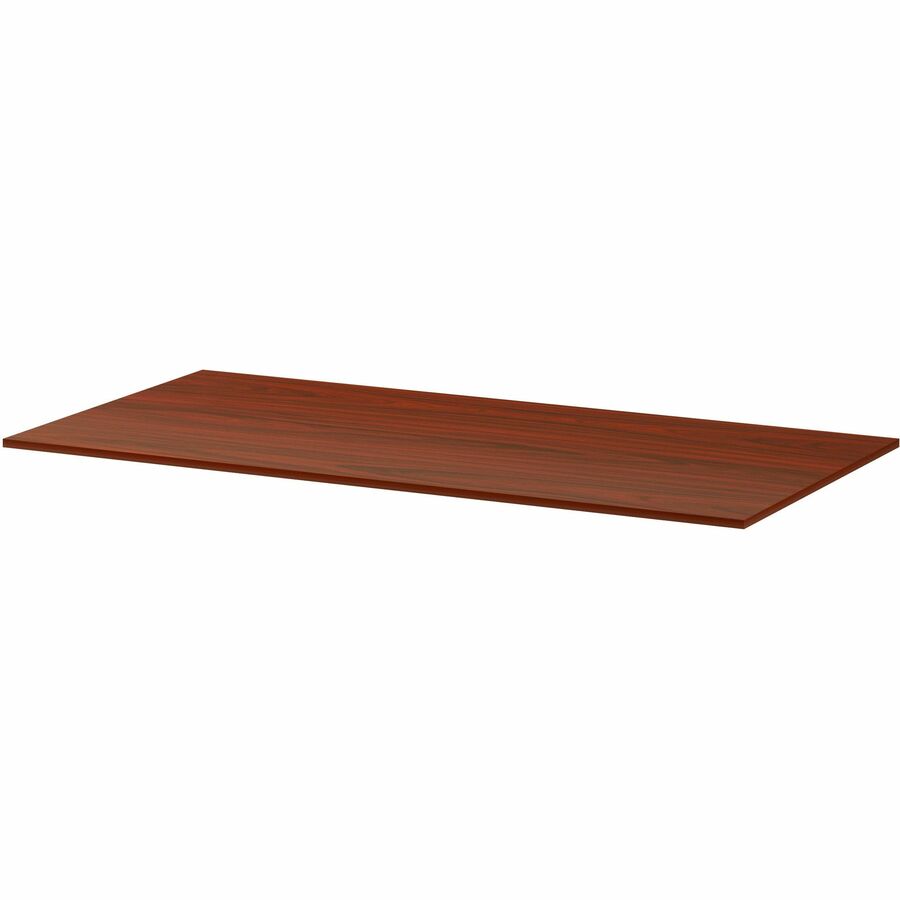 Lorell Essentials Modular Conference Tables - 1" Height x 94" Width x 47" Depth - Band Edge - Finish: Mahogany - Modular, Smooth Surface - For Conference Room, Meeting, Office - 1 Each