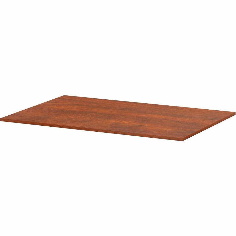 Lorell Essentials Modular Conference Tables - 1" Height x 70.8" Width x 47" Depth - Band Edge - Finish: Cherry - Smooth Surface - For Conference Room, Meeting, Office - 1 Each