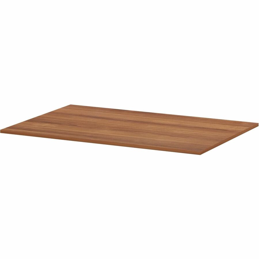 Lorell Essentials Modular Conference Tables - 1" Height x 70.8" Width x 47" Depth - Band Edge - Finish: Walnut - Smooth Surface - For Conference Room, Meeting, Office - 1 Each