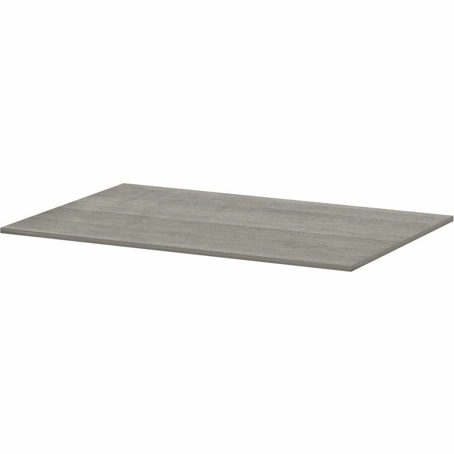 Lorell Essentials Modular Conference Tables - 1" Height x 70.8" Width x 47" Depth - Band Edge - Finish: Weathered Charcoal - Smooth Surface - For Conference Room, Meeting, Office - 1 Each