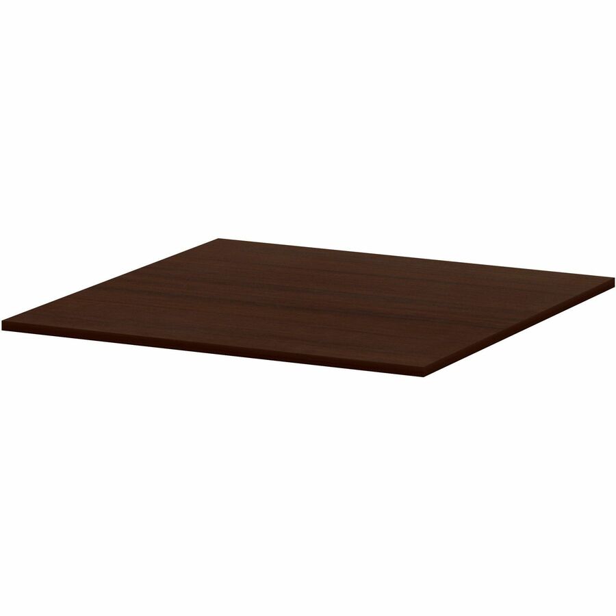 Lorell Essentials Modular Conference Tables - 47" Width x 47" Thickness x 1" Length - Band Edge - Espresso Table Top - Modular, Eco-friendly - For Meeting, Office - 1 Each