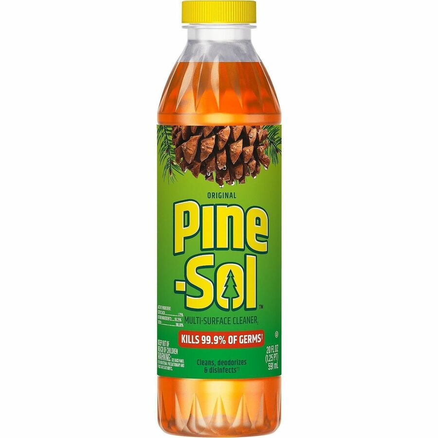 Pine-Sol Pine-Sol Multi-Surface Cleaner - For Multi Surface - Concentrate - 20 fl oz (0.6 quart) - Original, Pine Scent - Recommended For: Dirt Remover, Grease Remover, Grime Remover, Germs Remover, Odor Remover, Virus Remover, Bacteria Remover - Deodo...