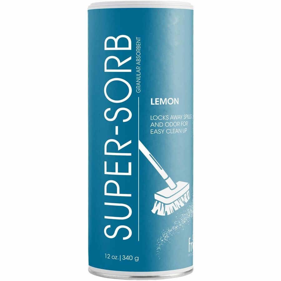 Fresh Products Super-Sorb Granular Absorbent - Lemon - 1 Each - Cellulose - White, Blue