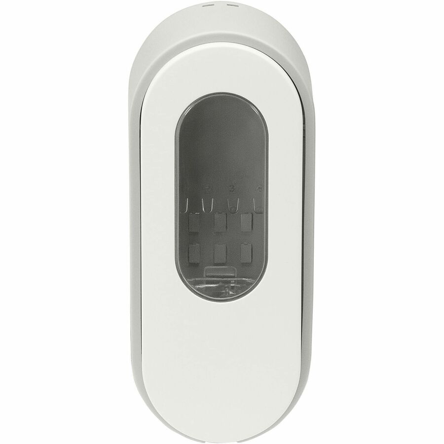 Dial Professional Versa Pouch Dispenser - 15 fl oz Capacity - Locking Mechanism, Tamper Resistant, Vandal Resistant - Light Gray - 6 / Carton