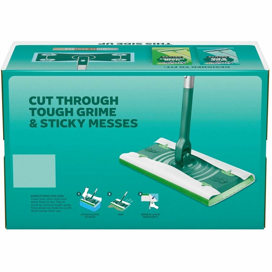 Swiffer Sweeper Wet Mop Cloths - Lavender Scent - 8" Width x 10" Length - Textured - Blue - 19 Cloths/Pack - 2 / Carton