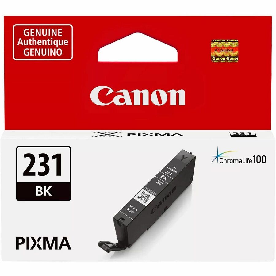 Canon CLI-231 Original Standard Yield Inkjet Ink Cartridge - Black - 1 Each - 8.2 mL