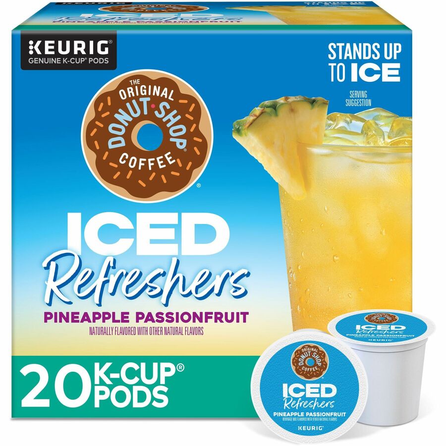 The Original Donut Shop®, Iced Refreshers - Pineapple Passionfruit - 20/Box - 4 / Carton