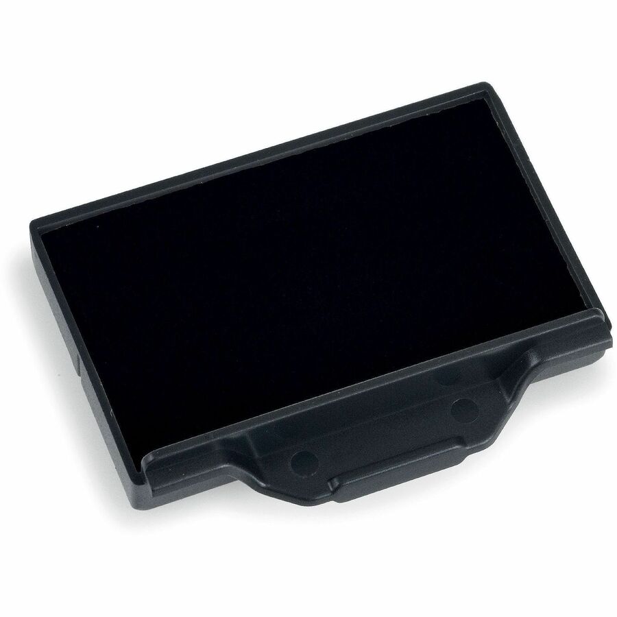 Trodat T5444 Replacement Ink Pad - 0.3" Height x 1.3" Width x 2" Depth - Black Ink - Plastic - 1 Each