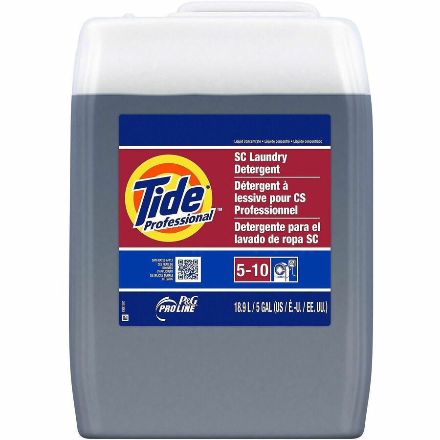 Tide Liquid Laundry Detergent - For Multipurpose - Concentrate - Liquid - 640 fl oz (20 quart) - 8.1 to 8.5 pH - 129 Loads - Recommended For: Stain Remover - Benzene-free, BPA-free, Lead-free, Mercury-free, Cadmium-free, PAHs-free, Phthalate-free, Tric...