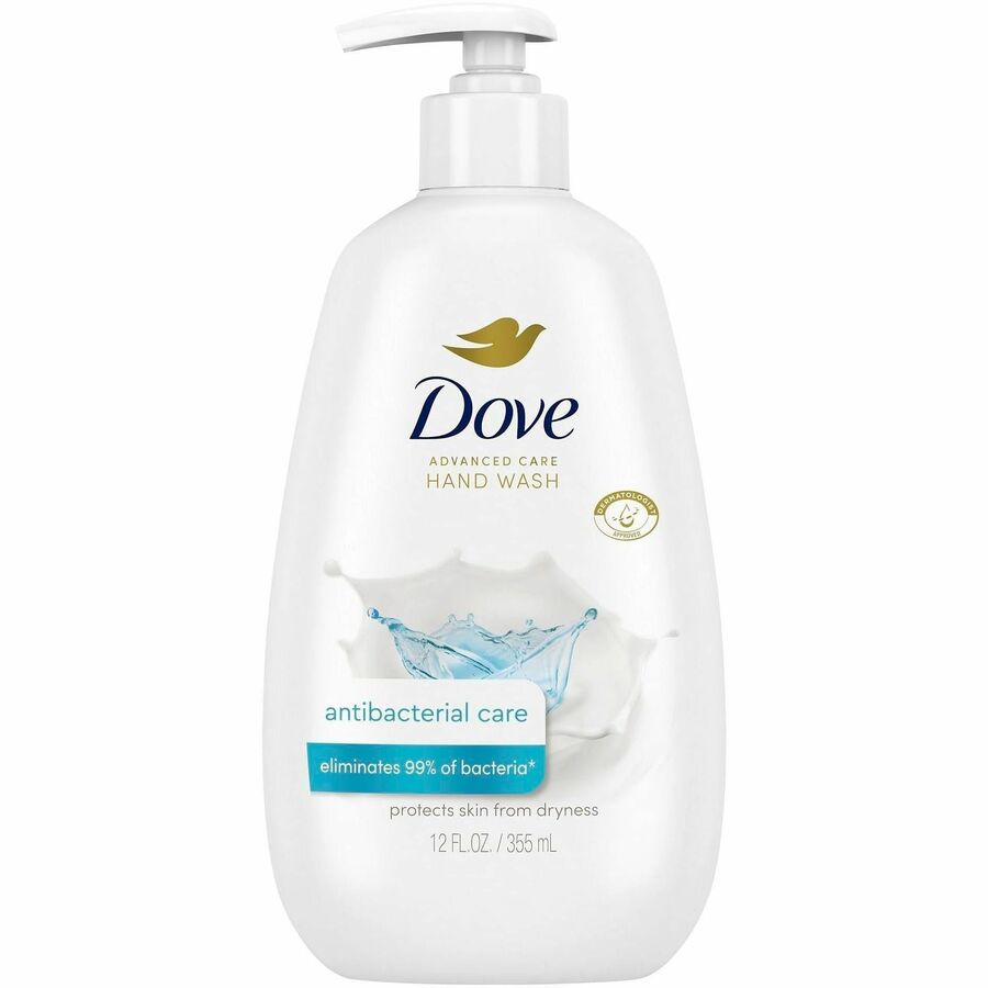 Dove Adv.-Care Antibacterial Hand Wash - Kill Germs, Bacteria Remover - Hand - Moisturizing - Antibacterial - White - 1 Each