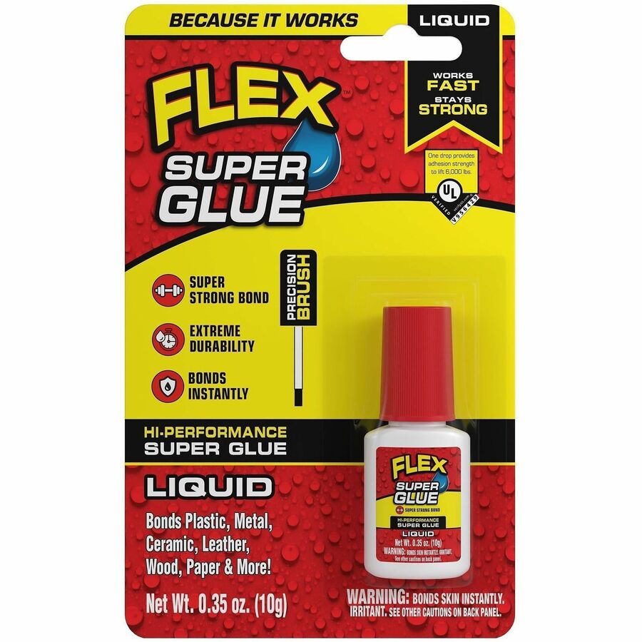 FLEX SEAL High-Performance Super Glue - 0.35 oz - Clear