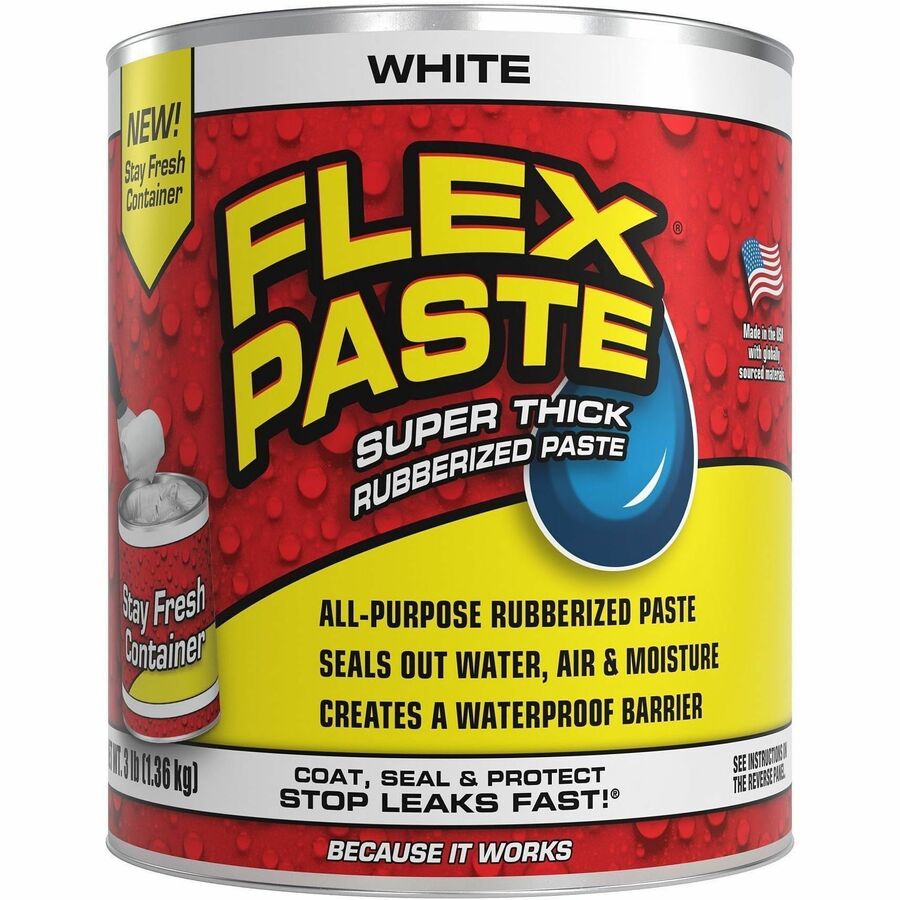 FLEX SEAL Flex Paste - White - 3 lb - 1