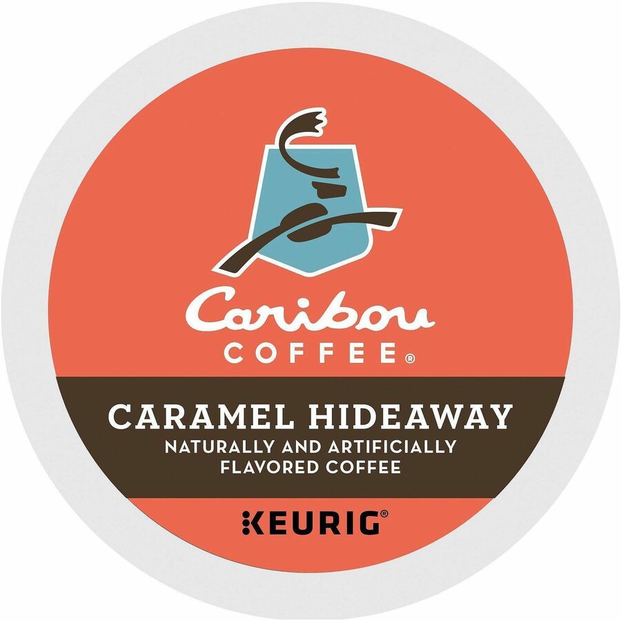 Green Mountain Coffee K-Cup Caramel Hideaway Coffee - Compatible with Keurig Brewer - Medium - 24 K-Cup - K-Cup - Caramel Hideaway - 4 / Carton