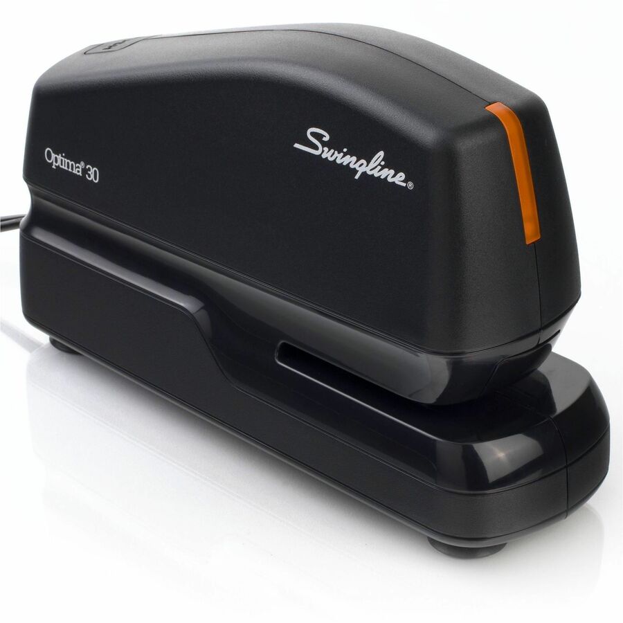 Swingline Optima 30 Electric Stapler - Staples Upto 30 Sheet - Full Strip - Staple Size: - 23/0.24" - Black - Plastic - 1 Each