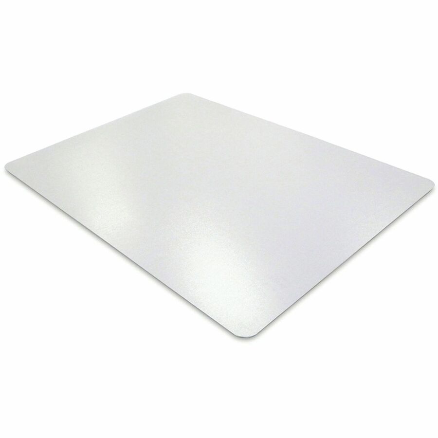 Floortex Unomat Chair Mat - Chair, Hard Floor, Low Pile, Carpet, Office, Home - 60" Length x 48" Width x 0.650" Thickness - Rectangular - Polyester, Polymer - Clear - 1 Each